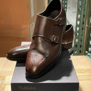 Nettleton Double Monk - Dark Brown Leather (Size 8.5)